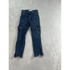 Hidden Los Angeles “Quinn” Cigarette Cargo Jeans – Medium Wash – Size 26